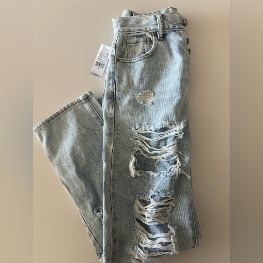 Pacsun high rise straight jeans